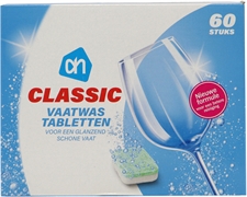 AH (ALBERT HEIJN) CLASSIC VAATWASTABLETTEN AH (ALBERT HEIJN) CLASSIC VAATWASTABLETTEN