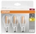 OSRAM LED GLOEILAMP OSRAM BASE CLASSIC A WARM WIT E27 6,5W 3 STUKS