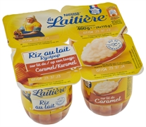 LA LAITIÈRE (NESTLÉ) RIJSTPAP OP EEN LAAGJE KARAMEL