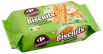 CARREFOUR SENSATION BISCUITS APPELSMAAK