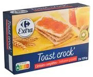 CARREFOUR EXTRA TOAST CROCK' VOLKOREN GRANEN