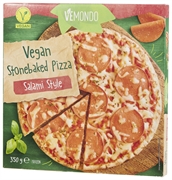 VEMONDO (LIDL) VEGAN STONE BAKED PIZZASALAMI STYLE