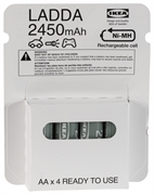 IKEA LADDA HR6 AA 1.2V 2450MAH