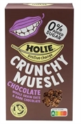 HOLIE'S KROKANTE MUESLI MET CACAOPOEDER EN CACAOMASSA.