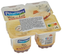 PÂTURAGES (INTERMARCHÉ) RIZ AU LAIT SUR LIT DE CARAMEL