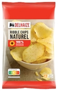 DELHAIZE RIBBLE CHIPS NATUREL
