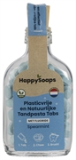 HAPPYSOAPS PLASTICVRIJE EN NATUURLIJKE TANDPASTA TABS MET FLUORIDE