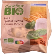 CARREFOUR BIO RAVIOLI SPINAZIE RICOTTA