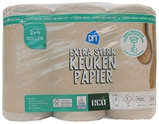 ALBERT HEIJN KEUKENPAPIER RECYCLED EXTRA STERK 3-LAAGS