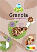 AH (ALBERT HEIJN) GRANOLA ROZIJN AMANDEL BIO