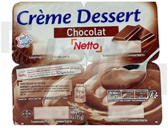 NETTO (INTERMARCHÉ) CRÈME DESSERT CHOCOLAT