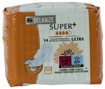 DELHAIZE SUPER+ MAANDVERBANDEN ULTRA
