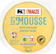 DELHAIZE LA MOUSSE WITTE CHOCOLADE