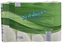 SUBLIMO (ALDI) TOILETPAPIER MAXI 2 LAAGS