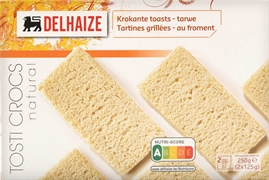 DELHAIZE KROKANTE TOASTS - TARWE
