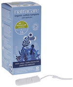 NATRACARE ORGANIC COTTON TAMPONS REGULAR MET APPLICATOR