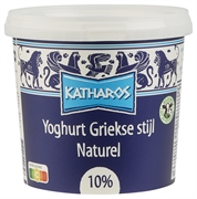 KATHAROS YOGHURT GRIEKSE STIJL NATUREL 10%