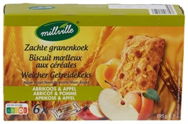 MILLVILLE (ALDI) ZACHTE GRANENKOEK ABRIKOOS & APPEL