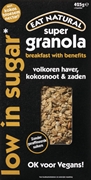 EAT NATURAL VOLKOREN HAVER GEROOSTERD MET AMANDELEN, ZADEN & KOKOSBLOESEMNECTAR.