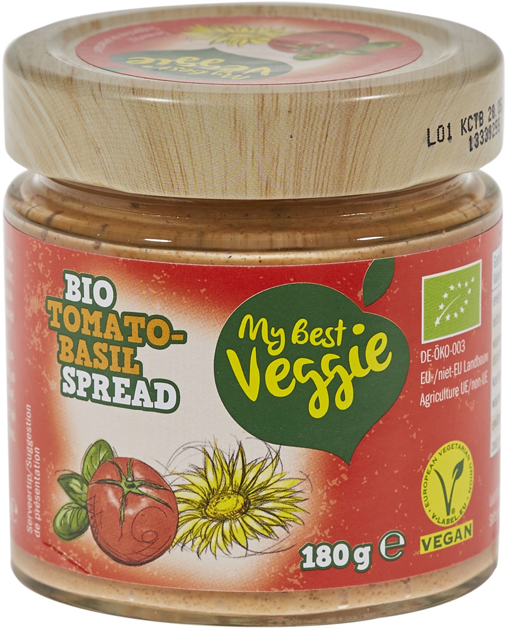 MY BEST VEGGIE (LIDL) BIO TOMATOBASIL SPREAD test, prijs en kenmerken