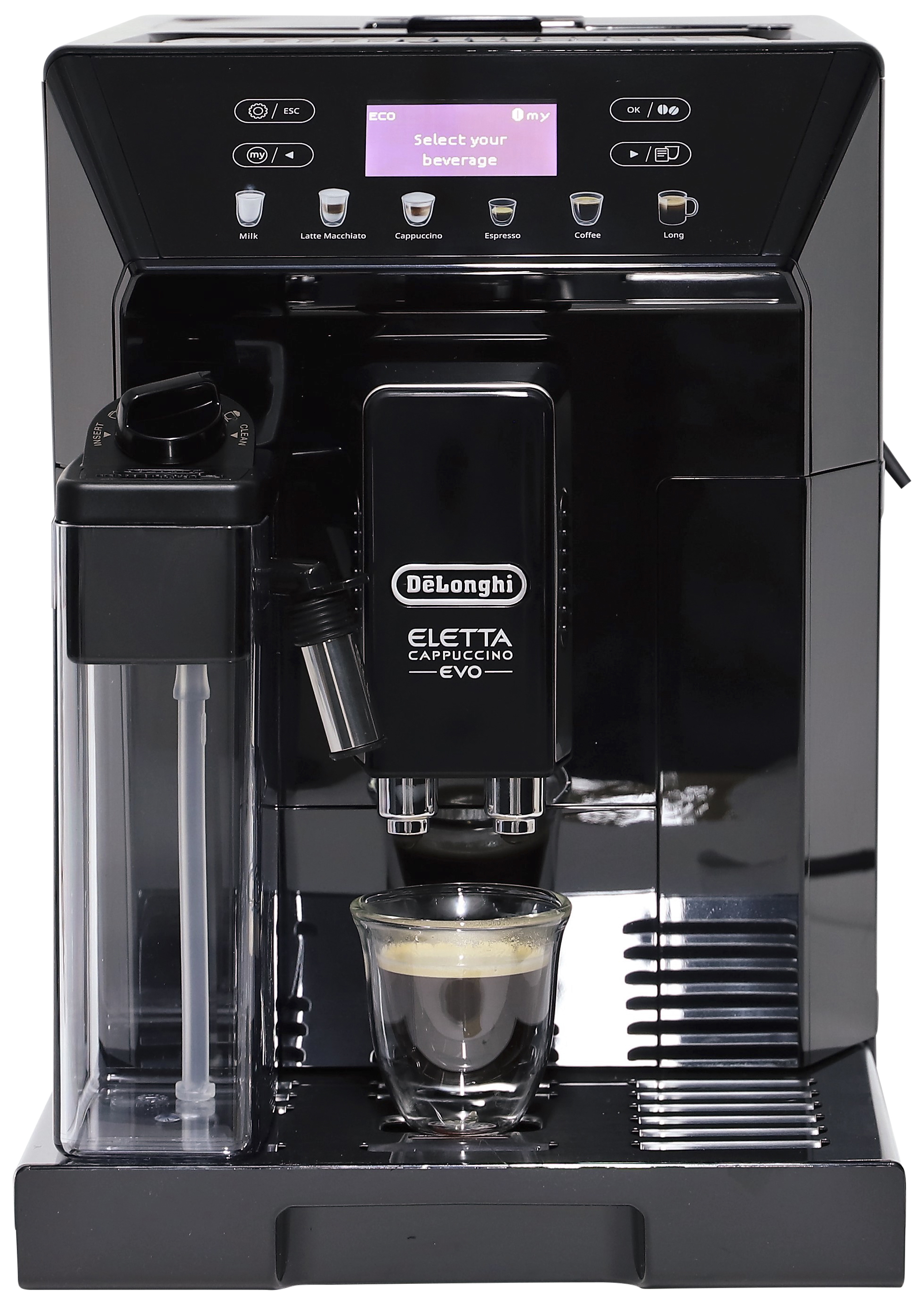 De'longhi Kaffeevollautomat Ecam 46.860.b Eletta Evo Test DELONGHI ECAM 46.860.B ELETTA CAPPUCCINO EVO test en review - Testaankoop